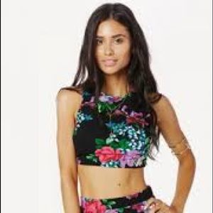 Show Me Your Mumu Floral Crop Crop